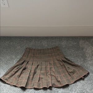 Brandy Melville Checkered A-Line Skirt